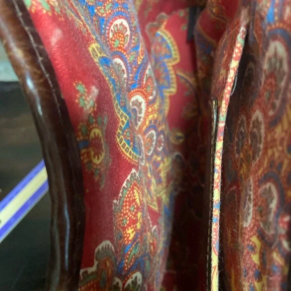 Brighton Straw shoulder purse, Brown and Tan Woven Women's Bag pre owned. - Picture 10 of 15